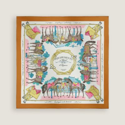 スカーフリング 《ボルデュック・セリエ》 - マロン | Hermès